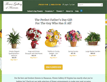 Tablet Screenshot of flowergallerymanassas.com